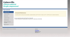 Desktop Screenshot of eservices.cityofgainesville.org