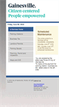Mobile Screenshot of eservices.cityofgainesville.org