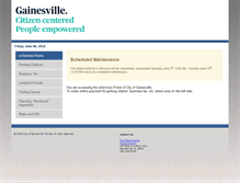 Tablet Screenshot of eservices.cityofgainesville.org