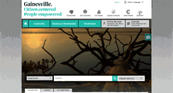 Desktop Screenshot of cityofgainesville.org